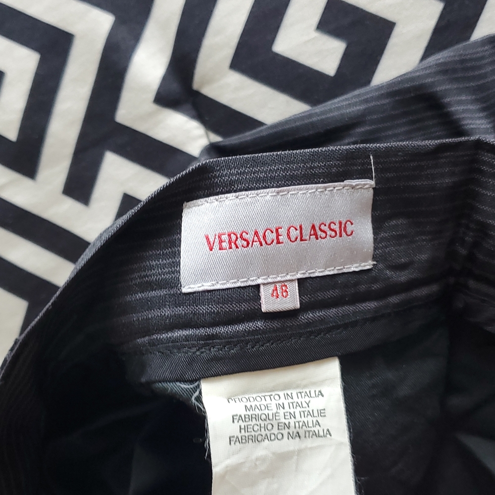 Versace classic wool dress pants size 48